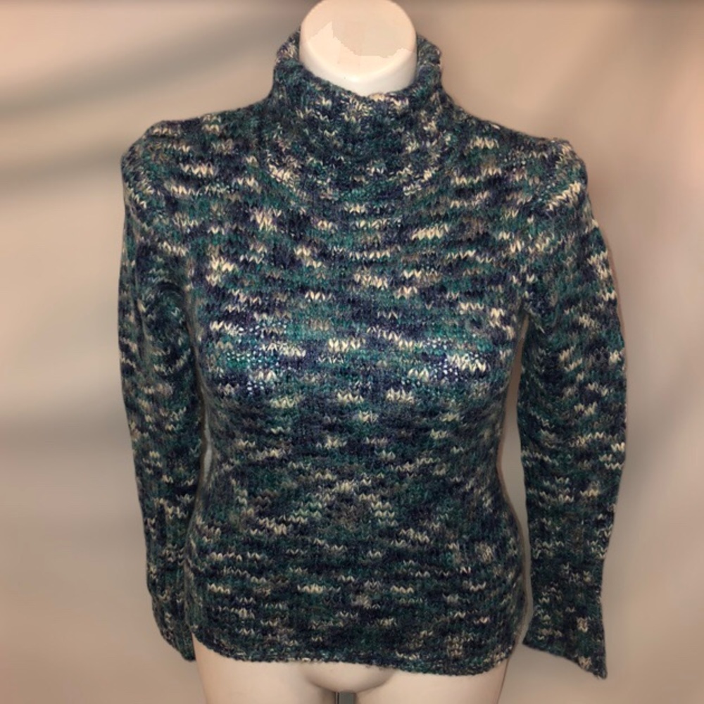 liz & co. Multicolor Cowl Neck Sweater